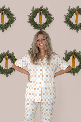 MUTED CHECKERS WOMEN'S FLARE DREAM SET