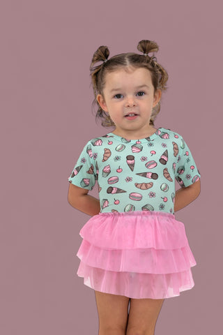 EXCLUSIVE BERRY CUTE BAKERY DREAM TUTU  BODYSUIT DRESS