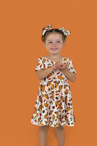 EXCLUSIVE TACO TUESDAY DREAM RUFFLE DRESS