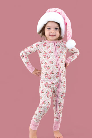 SANTA BABY CHECKERS DREAM ROMPER