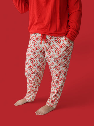 JOLLY SANTA CHECKERS WOMEN’S JOGGER DREAM SET