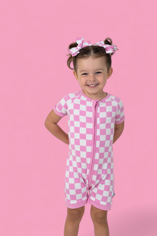 BUBBLEGUM CHECKERS DREAM SHORTIE