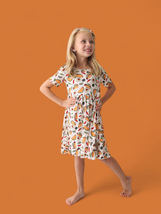 EXCLUSIVE TACO TUESDAY DREAM RUFFLE DRESS