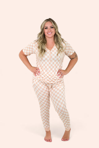 SANDY CHECKERS WOMEN'S DREAM JOGGER SET