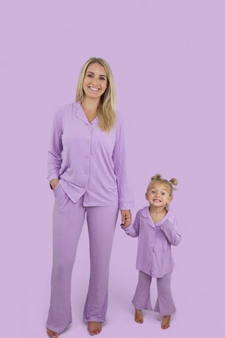 AMETHYST RIB WOMEN'S RELAXED FLARE DREAM SET