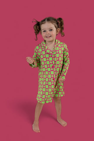 WILD DAISY CHECKERS GIRL'S DREAM GOWN