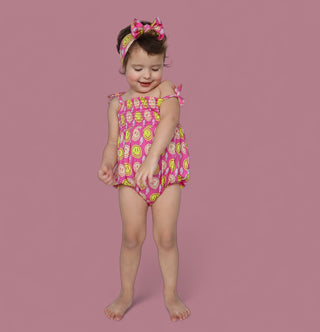 RADIANT SMILES DREAM BUBBLE ROMPER