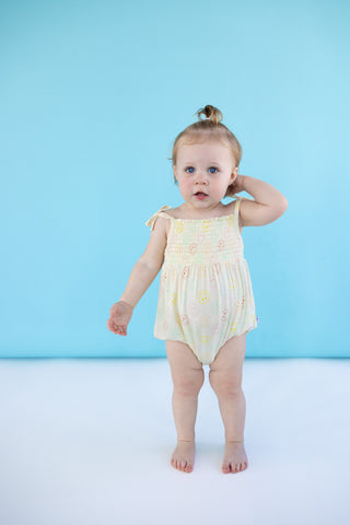 PASTEL SMILES DREAM BUBBLE ROMPER