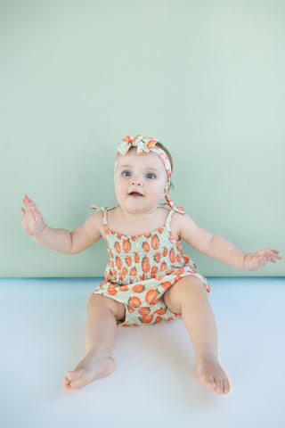 PEACHY-KEEN DREAM BUBBLE ROMPER