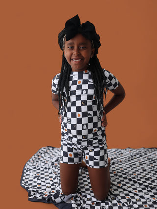 BOO CREW CHECKERS DREAM SHORT SET