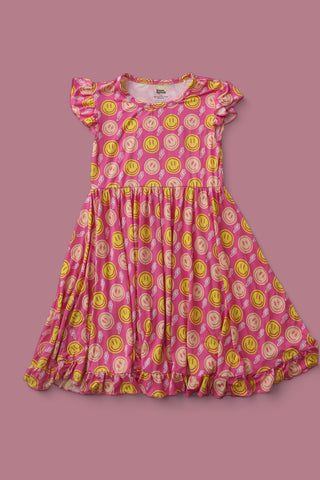 RADIANT SMILES DREAM RUFFLE DRESS