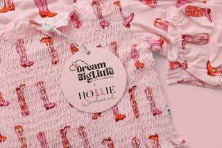 EXCLUSIVE YEE HAW HOLLIE DREAM SMOCKED FLARE SET