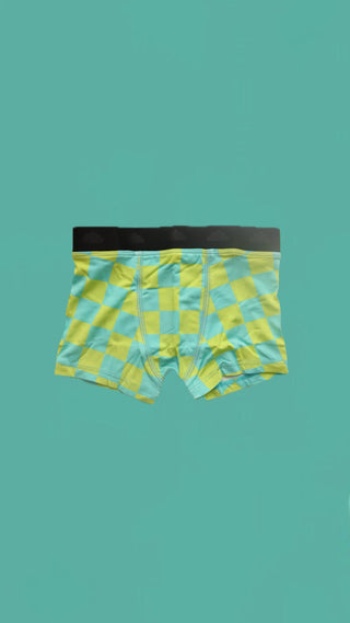 BE BOLD CHECKERS DREAM BOY'S BOXER BRIEF SET