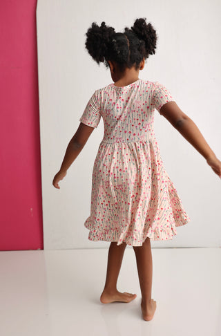 BLOOMS & BOWS DREAM RUFFLE DRESS