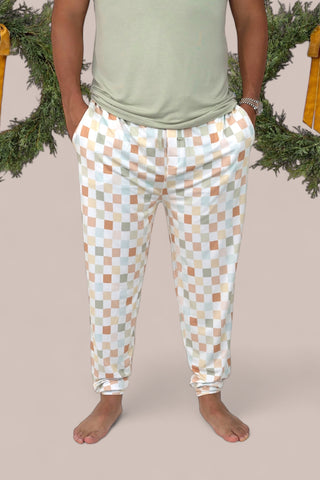 MUTED CHECKERS MEN'S DREAM JOGGER SET