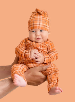 CIDER PLAID DREAM SWADDLE & BEANIE