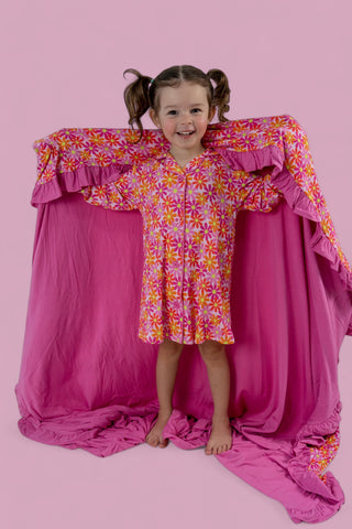 PETAL POWER DREAM RUFFLE BLANKET