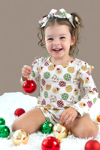 DECK THE HALLS DREAM BUBBLE ROMPER