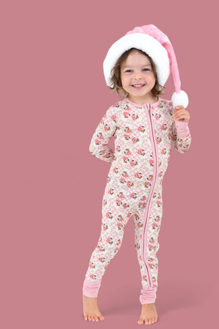 SANTA BABY CHECKERS DREAM ROMPER