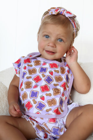 EXCLUSIVE PEANUT BUTTER JELLY TIME DREAM BABY BIB