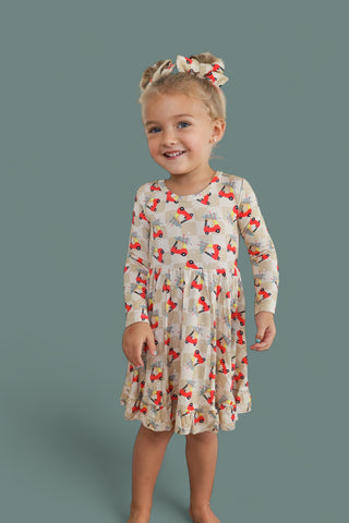 COZY COUPE CHRISTMAS DREAM RUFFLE DRESS