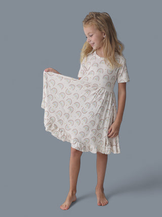 EXCLUSIVE RALEIGH'S RAINBOWS DREAM RUFFLE DRESS