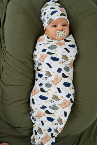 THANK YOU FOR YOUR SERVICE DREAM SWADDLE & BEANIE