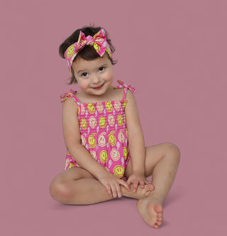 RADIANT SMILES DREAM BUBBLE ROMPER