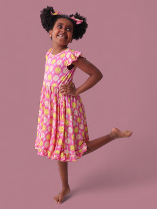 RADIANT SMILES DREAM RUFFLE DRESS