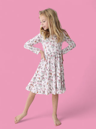 HOWDY 2025 DREAM RUFFLE DRESS