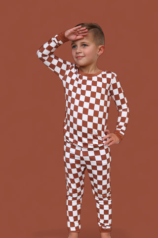 COPPER CHECKERS DREAM SET