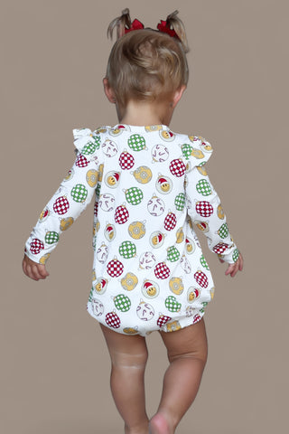 DECK THE HALLS DREAM BUBBLE ROMPER