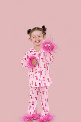 EXCLUSIVE YEE HAW HOLLIE GIRL'S FLARE FEATHERED DREAM SET