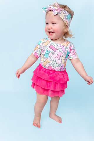 PEEPS FOR DAISIES DREAM TUTU BODYSUIT DRESS