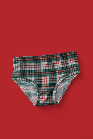 MERRY TARTAN DREAM GIRL'S BRIEF SET