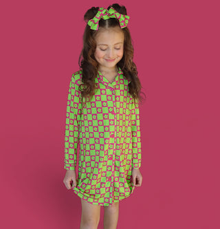 WILD DAISY CHECKERS GIRL'S DREAM GOWN