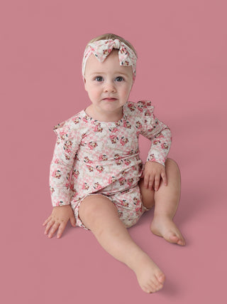 SANTA BABY CHECKERS DREAM BUBBLE ROMPER