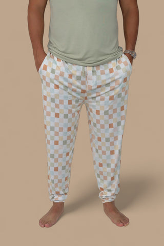 MUTED CHECKERS MEN'S DREAM JOGGER SET