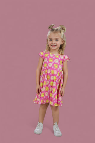 RADIANT SMILES DREAM RUFFLE DRESS