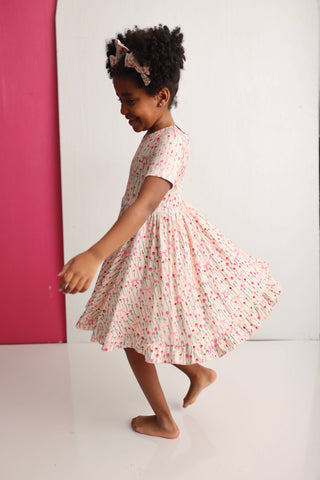 BLOOMS & BOWS DREAM RUFFLE DRESS