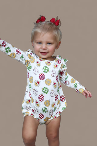 DECK THE HALLS DREAM BUBBLE ROMPER