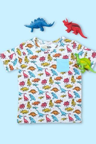 COLOR ME DINO DREAM POCKET TEE