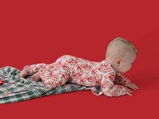 JOLLY SANTA CHECKERS DREAM ROMPER