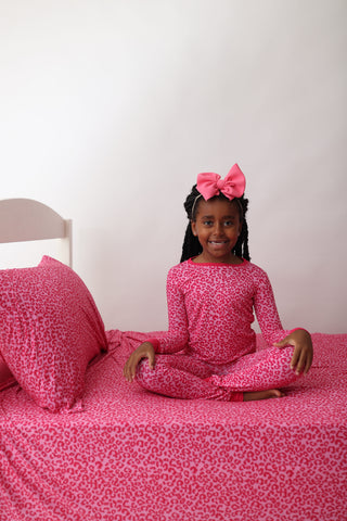 LOVE LEOPARD DREAM TWIN SHEET SET