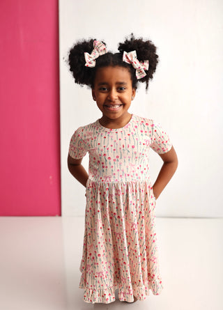 BLOOMS & BOWS DREAM RUFFLE DRESS