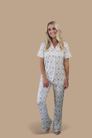 MUTED CHECKERS WOMEN'S FLARE DREAM SET