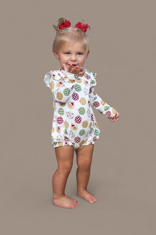 DECK THE HALLS DREAM BUBBLE ROMPER