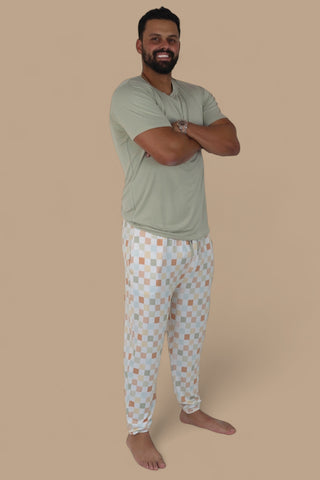 MUTED CHECKERS MEN'S DREAM JOGGER SET