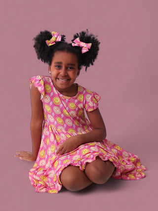 RADIANT SMILES DREAM RUFFLE DRESS