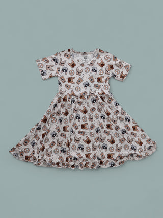 EXCLUSIVE PUP CUPS DREAM RUFFLE DRESS